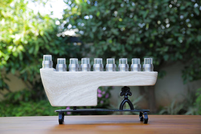 חנוכיה מאבן אוניקס