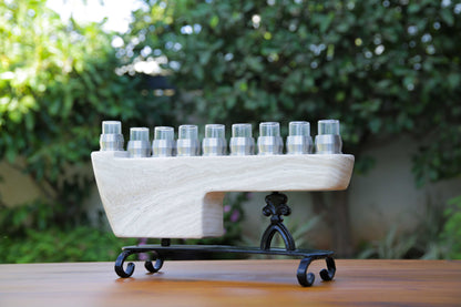 חנוכיה מאבן אוניקס